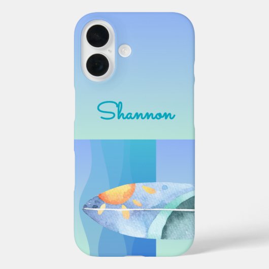 Fun Surfer fille coque iphone (Verso)