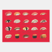 Fun Sushi Chart Trio Inpakpapier Vel (Voorkant 2)