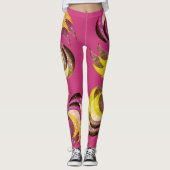 Fun Swirl Design leggings - Rose (Devant)