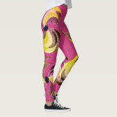 Fun Swirl Design leggings - Rose (Droite)