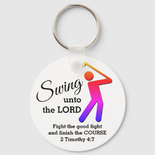 Fun SWUNTO THE LORD Golf Sleutelhanger
