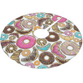 Fun Tasty Donuts Design Kerstboom Rok (Gekanteld)