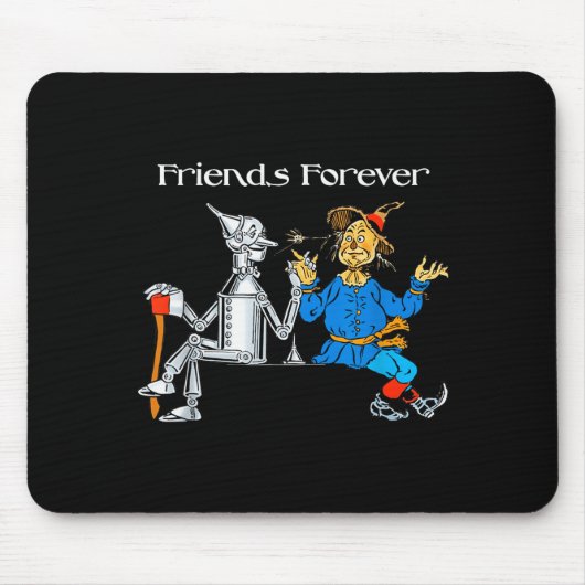 Fun Tee Shirt Friends Forever Wizard Of Oz Ecrow Muismat (Voorkant)