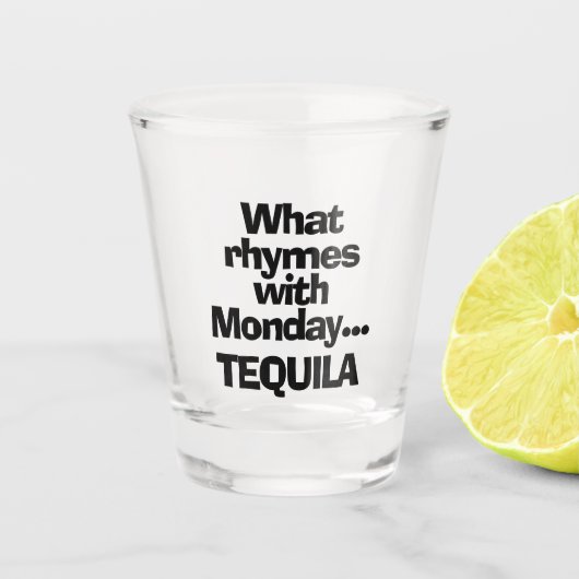 Fun Tequila Shot Glas (Voorkant)