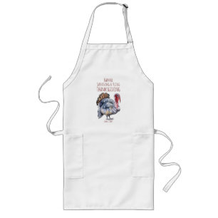 Fun Thanksgiving Turkije Dag Apron Lang Schort