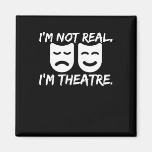 Fun Theatermaskers Gift for Actor Producer Directo Magneet