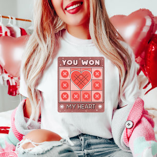 Fun Tic-Tac-Toe Valentijnsdag T-shirt