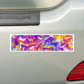 Fun Tie Dye Bumpersticker (Op auto)