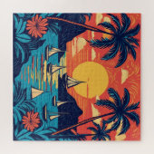 Fun time puzzle tropical (Horizontal)