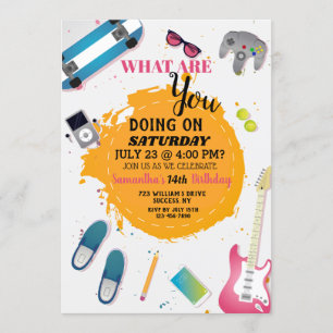 Fun to be Young Invitation Kaart