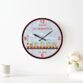Fun Train Room Boy's Wall Horloge (Maison)