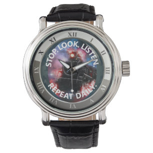 Fun Train Stop Kijk herhalen Horloge
