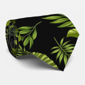 Fun Trendy Tropical Leaves Stropdas (Opgerold)