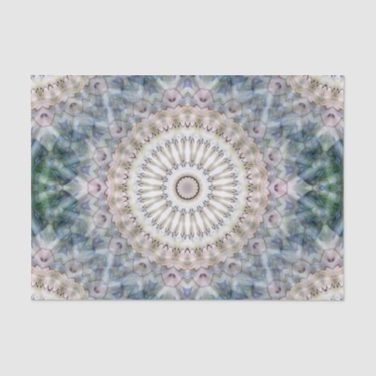 Fun Trippy Hippy Psychedelische Fractale Kaleidosc Tissuepapier (Voorkant)