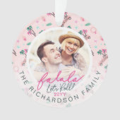 Fun Tropical Christmas Fa la Let's Roll Photo (devant)