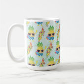 Fun Tropical Pattern Koffiemok (Links)