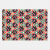 Fun Tropisch Geel en Roze Boho Aloha Inpakpapier Vel (Voorkant)