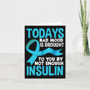 Fun Type 1 2 Diabetische T1d T2d Insuline Diabetes Kaart