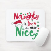 Fun Typography Kerstmis Muismat (Met muis)