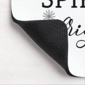 Fun Typography Kerstmis Muismat (Hoek)