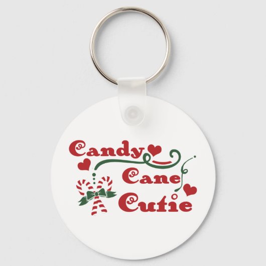 Fun Typography Kerstmis Sleutelhanger (Voorkant)