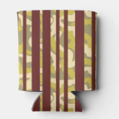 Fun Urban Camouflage Stripe Pattern Birthday Blikjeskoeler (Achterkant)