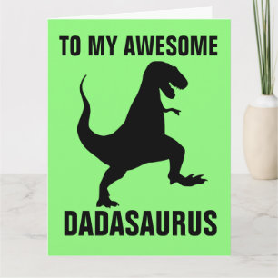 FUN VERJAARDAGSCADEAU VOOR VADER MET DINOSAURUS GR KAART
