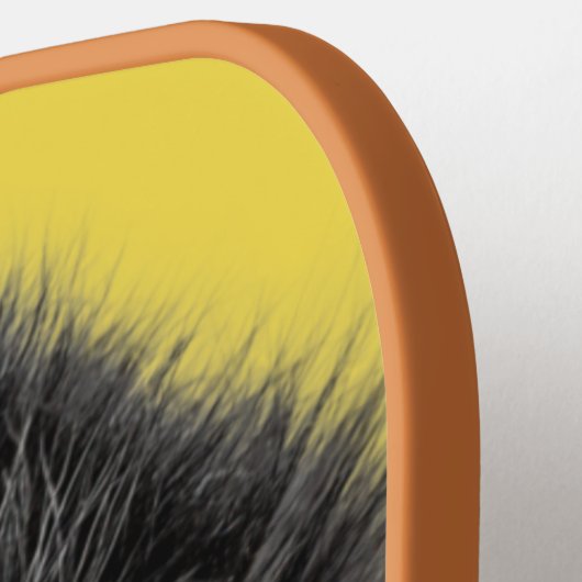 Fun verraste aap met twee uitdrukkingen pickleball paddle (Links Detail)