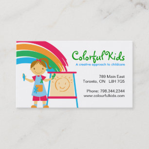 Fun Visitekaartjes voor kinderopvang