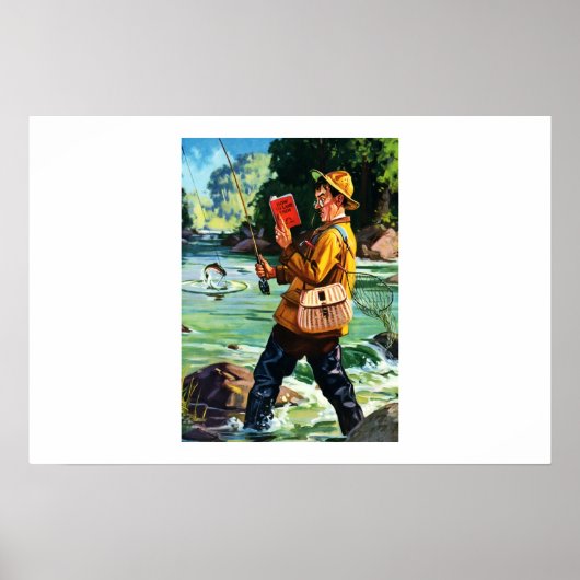 Fun Vist Scene  Art Print (Voorkant)