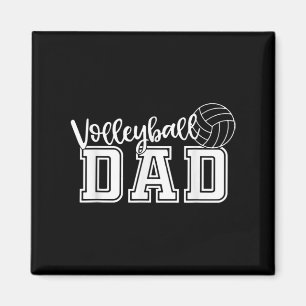 Fun Volleyball Dad Volleyball Father Player Lover Magneet