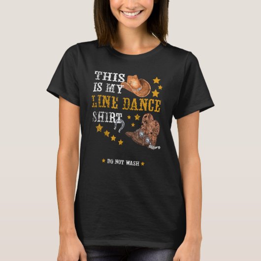 Fun voor lijndanser Dit is mijn lijndans T-shirt (Voorkant)