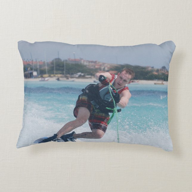 Fun Wakeboarding Decoratief Kussen (Achterkant)