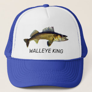 Fun "Walleye King" Trucker Hat Trucker Pet