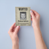 Fun WANTED poster design Flyer (Hand)