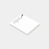 Fun was een volwassen duumbesten ooit citeerde post-it® notes (Schuin)