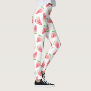Fun Watermelon Motif tous-sur-impression Leggings
