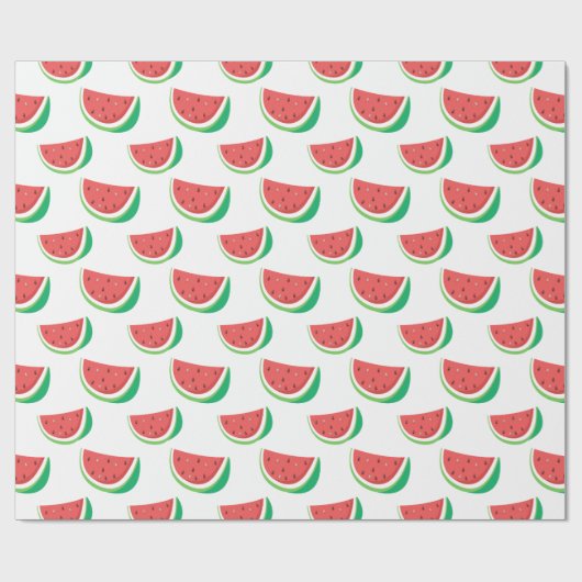Fun Watermelon Pattern Cadeaupapier (Vlak)