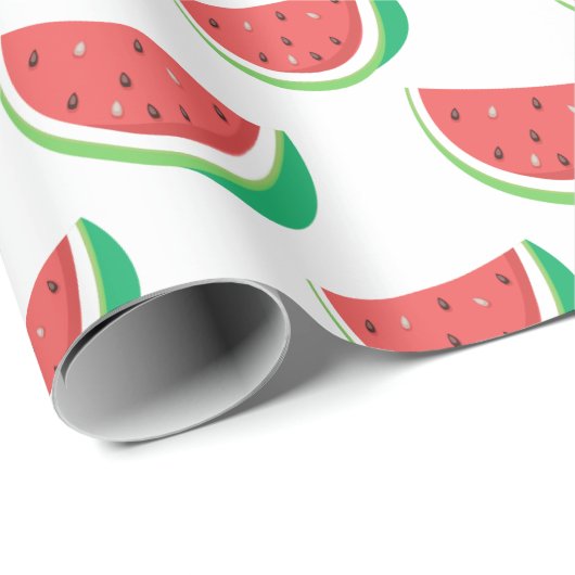 Fun Watermelon Pattern Cadeaupapier (Rol Hoek)