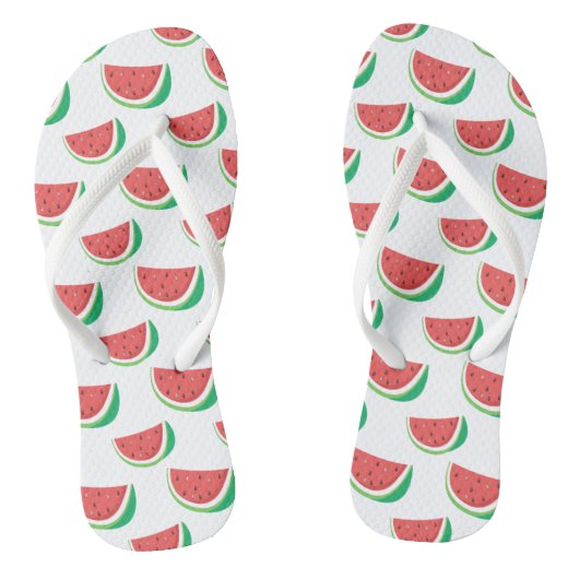 Fun Watermelon Pattern Teenslippers (Voetbed)