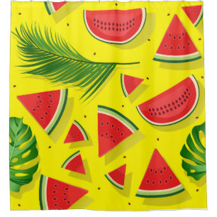 Fun Watermelon rideau de douche - vibes de soleil