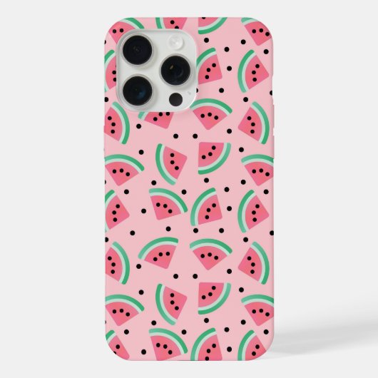 Fun Watermelon Slice Motif Summer Vibes (Verso)
