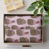 Fun Waterverf Chocolade Cupcakes Gift Tissuepapier (Geschenk)