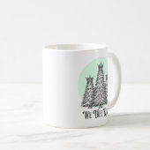 Fun We Three Kings Pun Christmas Tree mug (Devant droit)