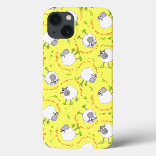 Fun Welsh Sheep, Pays de Galles Forever Coque Mate (Verso)