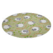 Fun Welsh Sheep, Wales Forever Snijplank (Hoek)