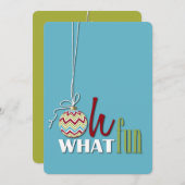 Fun Whimsical Christmas Party Invitation (Devant / Derrière)