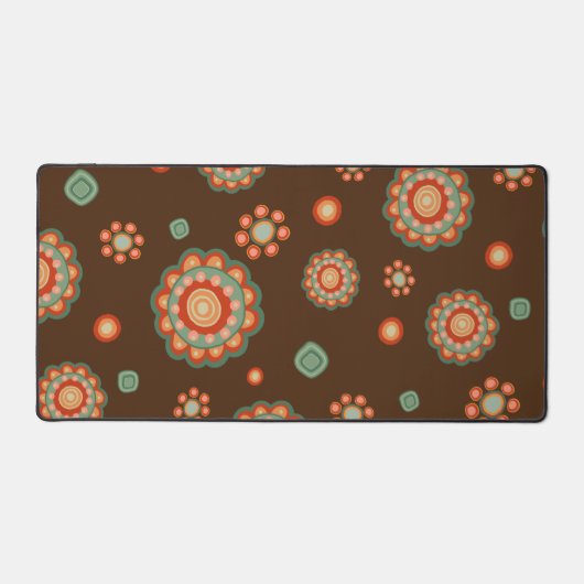 Fun Whimsical Colorful Fleurs joyeux (Recto)