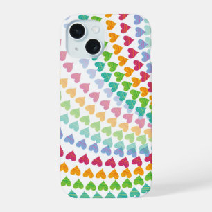 Fun Whimsical Colorful Rainbow Heart Sprinkings