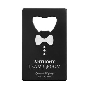 Fun White Cravate Tuxedo Team Groom Mariage